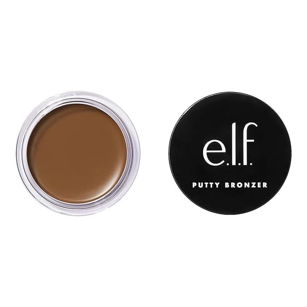 e.l.f. Putty Bronzer, Creamy & Highly Pigmented Formula, Creates a Long-Lasting Bronzed Belle Glow, Infused with Argan Oil...
