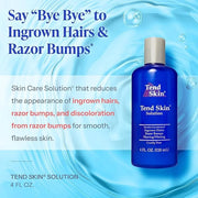 Tend Skin Razor Bump, Ingrown Hair Solution for Unsightly Razor Bumps, Ingrown Hair and Razor Burns, Post Shaving and Waxi...