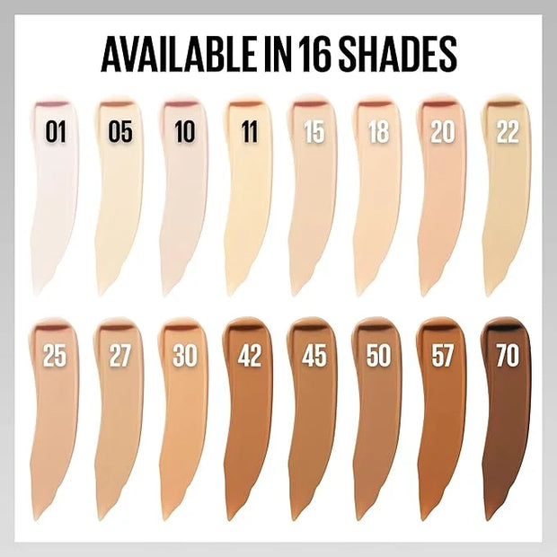 Maybelline Super Stay Liquid Concealer Makeup, Full Coverage Concealer, Up to 30 Hour Wear, Transfer Resistant, Natural Ma...