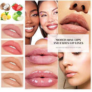 Hydrating Lip Glow Oil Plumping Lip Tint Fruit Hydrating