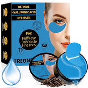 Under Eye Masks for Dark Circles and Puffiness 70PCS, Under Eye Patches for Puffy Eyes Treatment, Under Eye Gel Pads w/Col...