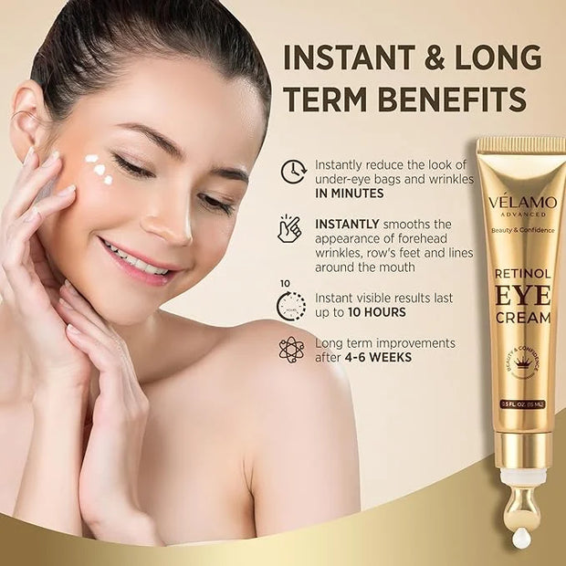 Instant Eye & Face Lift Cream: Rapid Under Eye Bags Wrinkle Smile Lines Forehead Lines Remover - Temporary Firming & Tight...