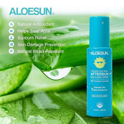 After Sun Face and Body Spray | Organic Aloe Vera Gel with Pure Lavender Essential Oil | Sunburn Relief Natural Aftersun S...