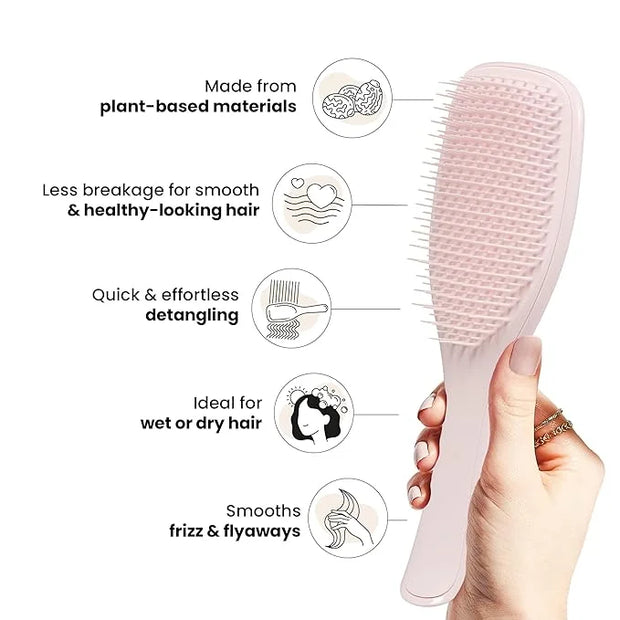 Tangle Teezer Plant-Based Ultimate Detangler Brush, Dry & Wet Hair Brush, Eliminates Knots & Reduces Breakage for All Hair...