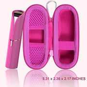 co2CREA Hard Case and Replacement Head Compatible with Finishing Touch Flawless Facial Hair Remover Electric Face Razor fo...
