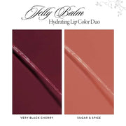 LAURA GELLER NEW YORK Jelly Balm Hydrating Lip Color Duo - Very Black Cherry + Sugar & Spice - Holiday 2024 - Product Image
