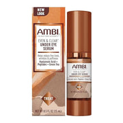 Ambi Even & Clear Under Eye Serum for All Skin Types; Anti Aging Formula features Peptides, Hyaluronic Acid, and Vitamin A...