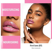 Oulac Warm Pink Shine Lipstick - Moisturizing Lip Stick Glossy Tinted Lip Balm, Sheer Shine Juicy Finish, Lightweight and ...