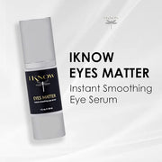 IKNOW EYES MATTER Instant Smoothing Eye Serum, Rapid Wrinkle Reducer, Rejuvenating, Brightening Treatment for Fine Lines, ...
