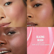 Maybelline Sunkisser Multi-Use Liquid Blush and Bronzer, Blendable, Longwear, Glowy Make Up, Blazing Blush, 1 Count - Prod...