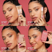 NYX PROFESSIONAL MAKEUP Buttermelt Powder Blush, Fade and Transfer-Resistant Blush, Up to 12HR Make Up Wear, Vegan Formula...