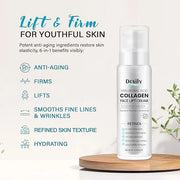 Skin Tighten And Lift Neck Cream: Face Lift Cream 6-in-1 Anti-Aging Moisturizer for Anti Wrinkle - Hydrating Neck Firming ...