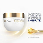 Dove Bond Strength Shampoo & Conditioner Set + Hair Mask Serum Bundle – Bond Repair Treatment for Damaged and Frizzy Hair ...