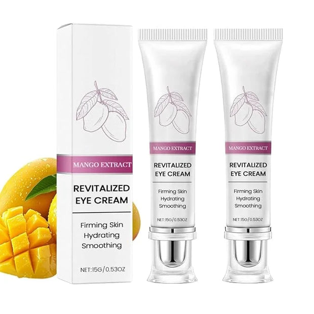 2PCS Mango Eye Cream, Eye Moisturizing Serum, Anti-Aging Treatment for Puffiness, Dark Circles & Fine Lines, Fast-Absorbin...
