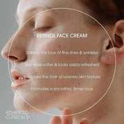 Advanced Clinicals Retinol Cream Face Moisturizer | Encapsulated Retinol Lotion For Face With Ferulic Acid + Vitamin E To ...