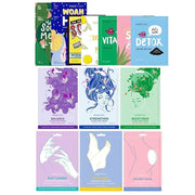FACETORY Deluxe Self-Care Mask Bundle with 3 Nourishing Hair Masks, 7 Hydrating Face Sheet Masks, and 3 Softening Body Mas...