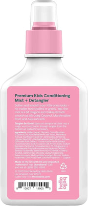 Hello Bello Watermelon Shampoo and Body Wash, 10 FL Oz and Conditioning Mist and Detangler, Hypoallergenic and Non-Greasy ...