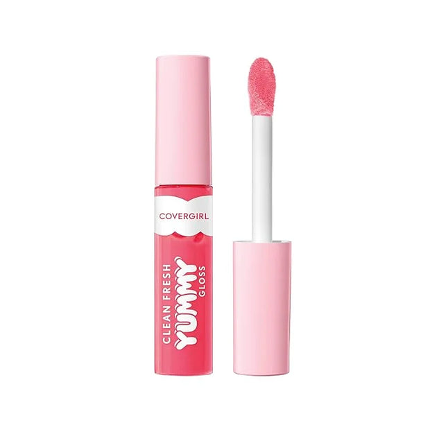 COVERGIRL Clean Fresh Yummy Gloss – Lip Gloss, Sheer, Natural Scents, Vegan Formula - Glamingo Pink - Product Image
