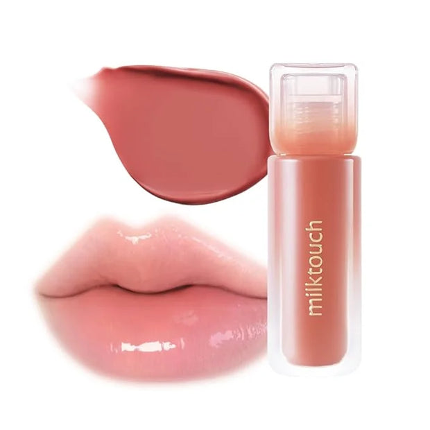 MILKTOUCH Dew Stain Sheer Lip Gloss (01 Morning Haze, 0.14 Fl Oz (Pack of 1)) - Product Image