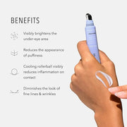 HydroPeptide Vital Eyes, Instant Awakening Serum, Cooling Rollerball Under Eye Moisturizer 0.3 Ounce - Product Image