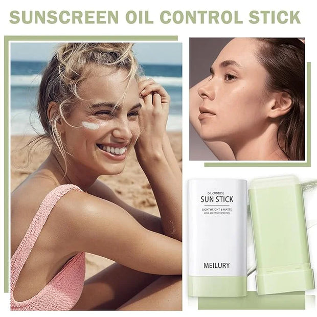 Sunscreen Stick Korean Sunscreen Stick for Face Body Lightweight Soft Sun Stick Long Lasting Oil Control Mineral Sunscreen...