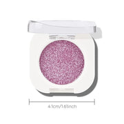 KYDA Single Glitter Eyeshadow, Bright Purple Diamond Glow Eyeshadow, Ultra-fine Lightweight Powder, Blendable Formula, Dai...