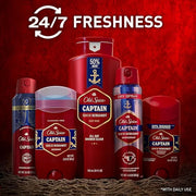 Old Spice Antiperspirant Deodorant for Men, 24/7 Sweat & Odor Protection, 24/7 Lasting Freshness, Invisible Solid, Captain...