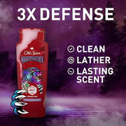 Old Spice Cleansing Body Wash for Men, 3X Defense, 24/7 Shower Fresh with Lasting Scent, 2-in-1 Body & Face Wash, NightPan...