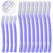 Women’s Dermaplane Razor for Face & Eyebrow - Anti-Cutting Japanese Blades for Eyebrow and Facial Hair Removal, Achieve Si...