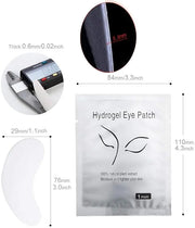 Eyelash Extension Gel Patches Kit Under Eye Gel Pads Eyelash Extension Pads Lint Free False Eyelash Lash Extension Makeup ...