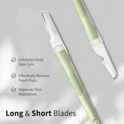 Face Razors for Women, Dermaplane Razor for Women Face, Eyebrow Razor, Facial Razors, Dermaplaning Tool, Reusable Metal Ha...