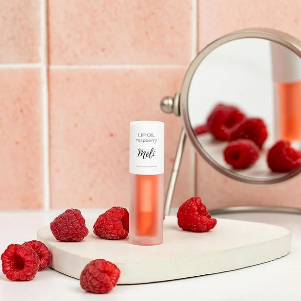 MÈLI Organic Lip Oil with Hyaluronic Acid | Clear Non-Sticky, Natural Lip Gloss, Moisturizing, Revitalizing and Rejuvenati...