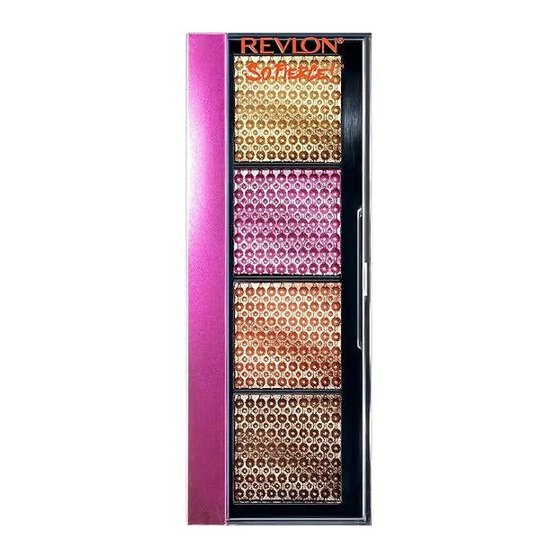 Revlon So Fierce Prismatic Eyeshadow Palette, Eye Makeup, Ultra Creamy Pigmented in Blendable Matte & Pearl Finishes, 966 ...