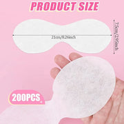 Disposable Non Woven Eye Care, 200 Sheets Eye Mask Paper Disposable Sheets Eye Covers Cotton Cosmetic Facial Eye Covers Sk...