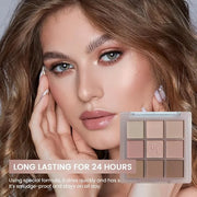 Eyeshadow Palette Makeup- 9 Colors matte nude naked Eyeshadow Palette Matte Korean Natural Eye Shadow palettes Highly Pigm...