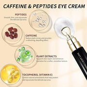 24k Gold Eye Patches (50 Pairs) & Eye Cream For Wrinkles, Eye Masks for Dark Circles and Puffiness, Peptides + Caffeine An...