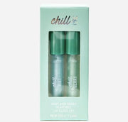Lip Gloss Duo Mini, Set of 2, Mint & Berry, Green/Blue - Product Image