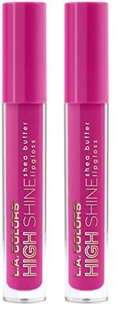 L.A. COLORS High Shine Lipgloss, Amplify CLG946 (Pack of 2) - Product Image
