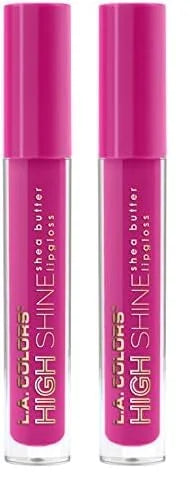L.A. COLORS High Shine Lipgloss, Amplify CLG946 (Pack of 2) - Product Image
