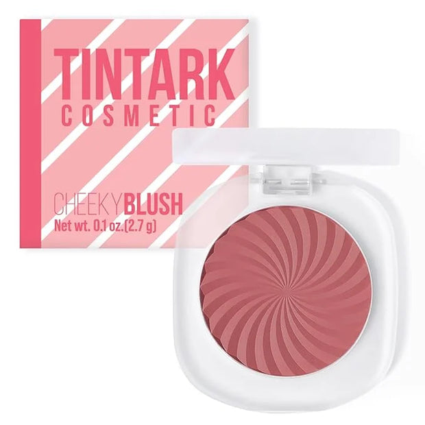 Cheeky Blush Compact for Face Cheeks, Talc Free Blusher Palette, Matte Powder Makeup, Natural Healthy, Mauve Pink Magenta ...