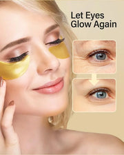 Komoko 30-Pairs 24K Gold Under Eye Patches, Skin Care, Golden Under Eye Mask Anti-Aging Collagen & Amino Acid, Eye Mask fo...