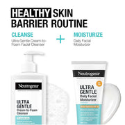 Neutrogena Ultra Gentle Daily Facial Moisturizer with SPF 30 Sunscreen with CICA, Lightweight Face Lotion with Broad Spect...