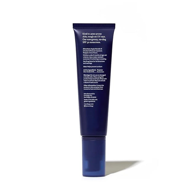 Curology Everyday Sunscreen for Face, SPF 30 Mineral Sunscreen Face Moisturizer with Zinc Oxide, Minimizes White Cast, Non...