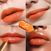 Oulac Orange Lipstick - Moisturizing Lip Stick Glossy Tinted Lip Balm, Sheer Shine Juicy Finish, Lightweight and Hydrating...