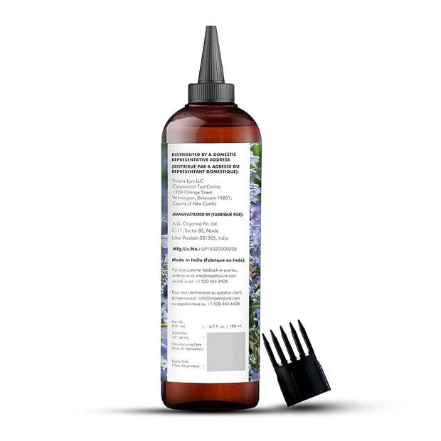 Majestic Pure 100% Pure Rosemary Oil with Biotin for Hair Care, Strengthening, Nourishing, and Volumizing Formula with Joj...