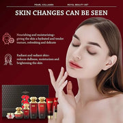 Anti-Wrinkle Skin Care Routine Kit for Women - Reduce Aging & Hydrate Skin - Facial Cleanser, Toner, Lotion, Cream, Serum,...