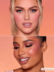SHEGLAM Color Bloom Dayglow Liquid Blush Makeup for Cheeks Shimmer Finish - Risky Business - Product Image