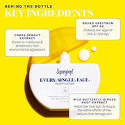Supergoop! Every. Single. Face. Watery Lotion - 1.7 fl oz - Pack of 2 - Broad Spectrum SPF 50 PA++++ Sunscreen Lotion - Wa...
