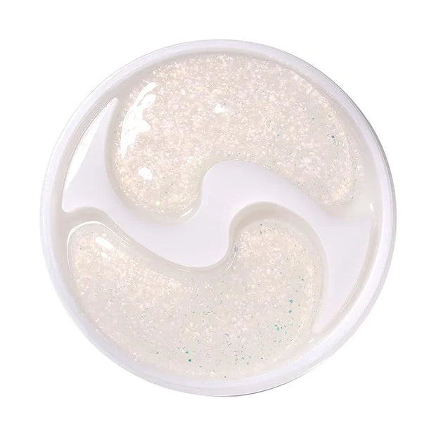 Petitfee Aura Quartz Eye Mask Pure Opal 40 pcs (20 pairs) - Rejuvenating Hydrogel Eye Patch for Puffy Eye Bags, Cooling, D...
