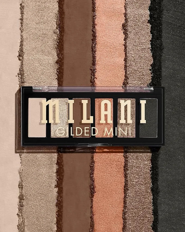 Milani Gilded Mini Eyeshadow Palette with 6 Matte & Shimmer Hues - Call Me Old-Fashioned - Product Image